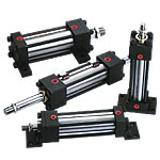 Hydraulic cylinders with magnet